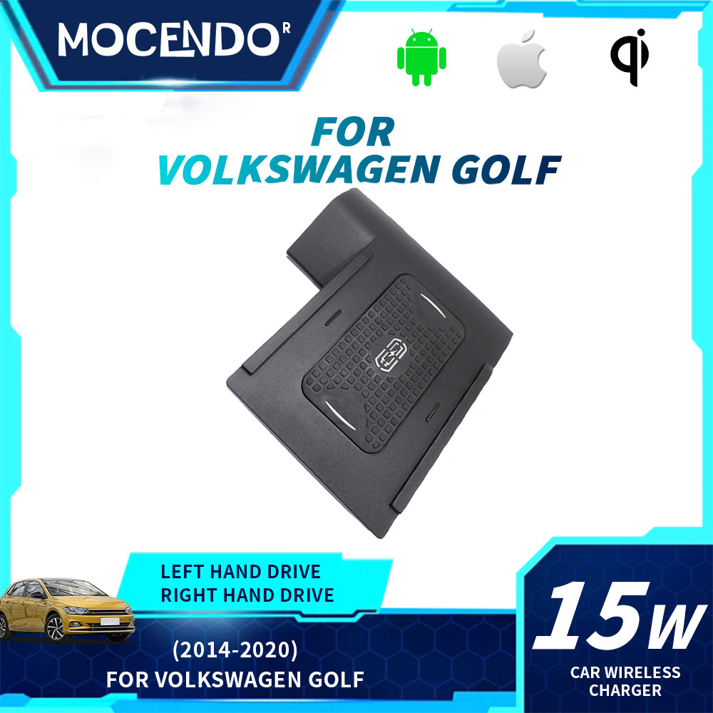 Wireless Phone Charger Pad - Caricatore Wireless per Auto Volkswagen Golf