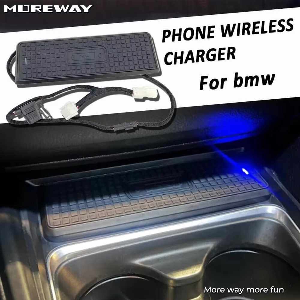 Wireless Phone Charger Pad - Caricatore wireless Moreway per BMW Serie