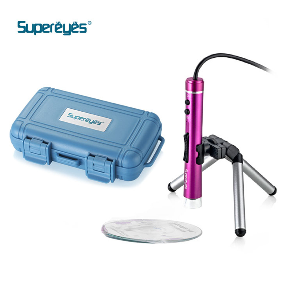 Usb Microscope Digital - Supereyes B010 2MP 1-500x USB Microscopio