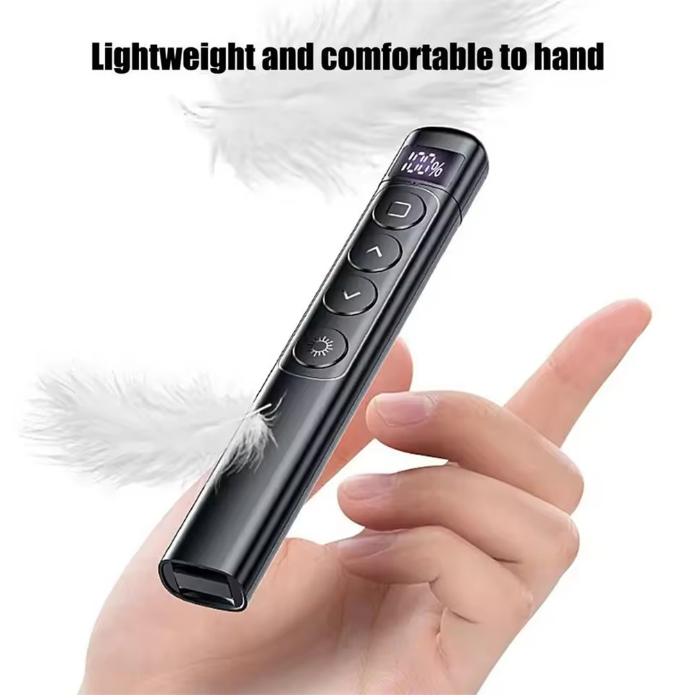 Laser Pointer Presenter - Penna per Presentazioni Wireless, Telecomando Ricaricabile