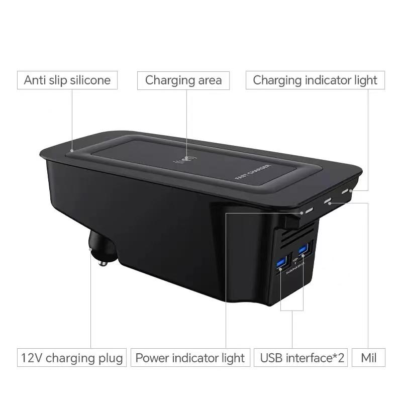 Wireless Phone Charger Pad - Caricabatterie Wireless da 15w per Volvo