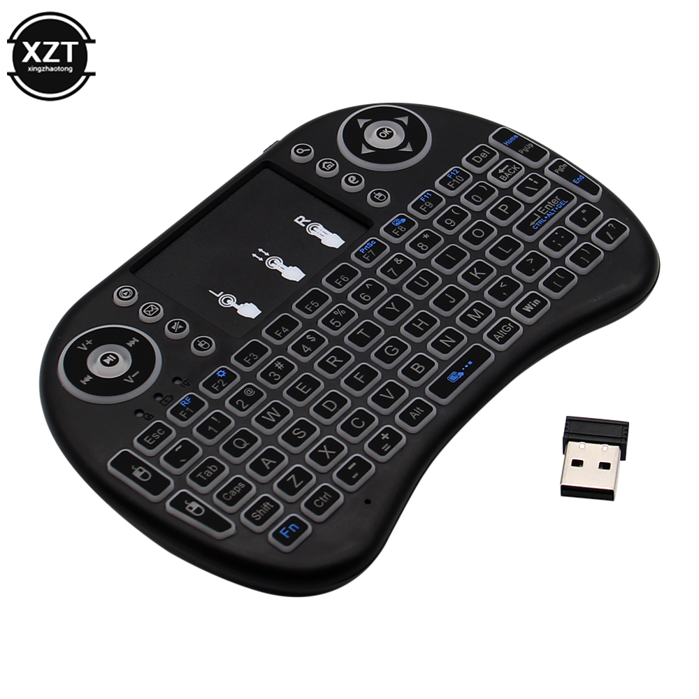 Wireless Keyboard Mini - Retroilluminato inglese russo francese spagnolo portoghese