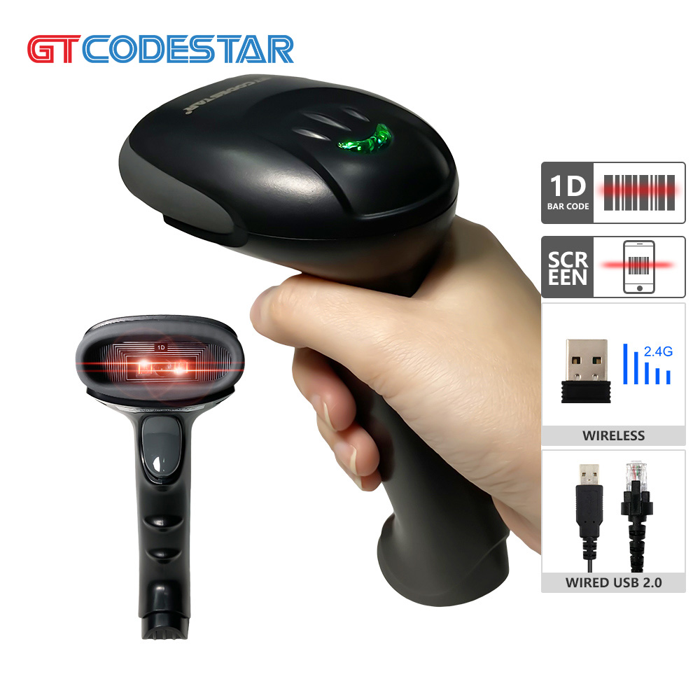 Barcode Scanner Wireless - GTCODESTAR Scanner di codici a barre