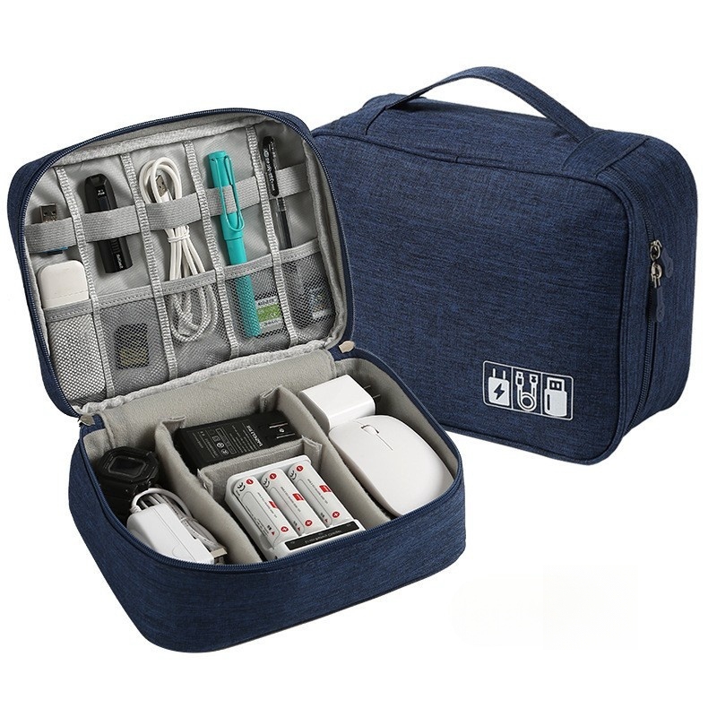 Electronics And Gadgets With I - Borsa Portatile per Accessori Digitali, Organizer