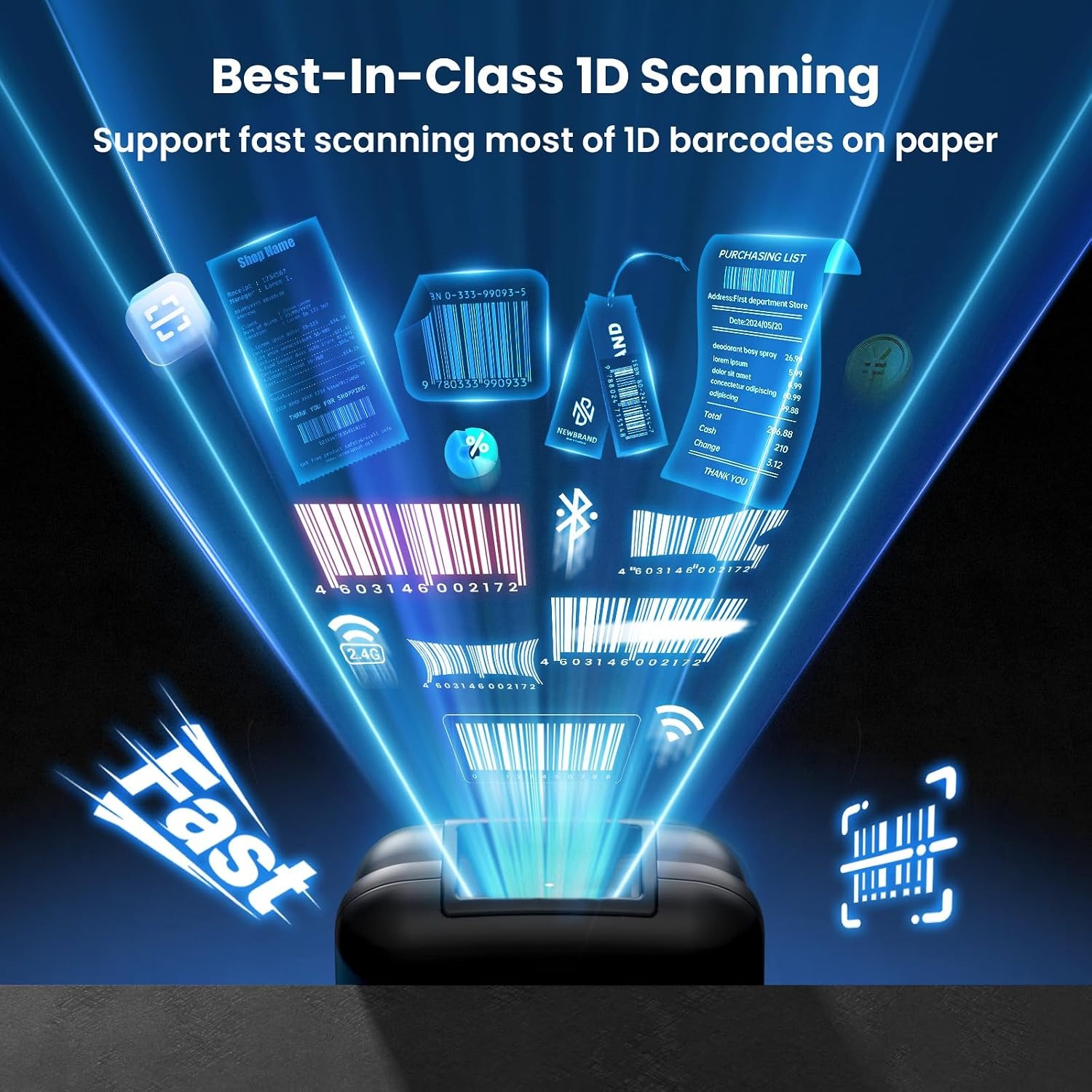 Scanner di Codici a Barre EYOY - Barcode Scanner Wireless recensione e prezzo