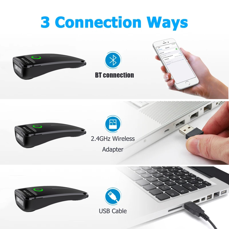 Lettore di codici a barre 2D W - Barcode Scanner Wireless recensione e prezzo