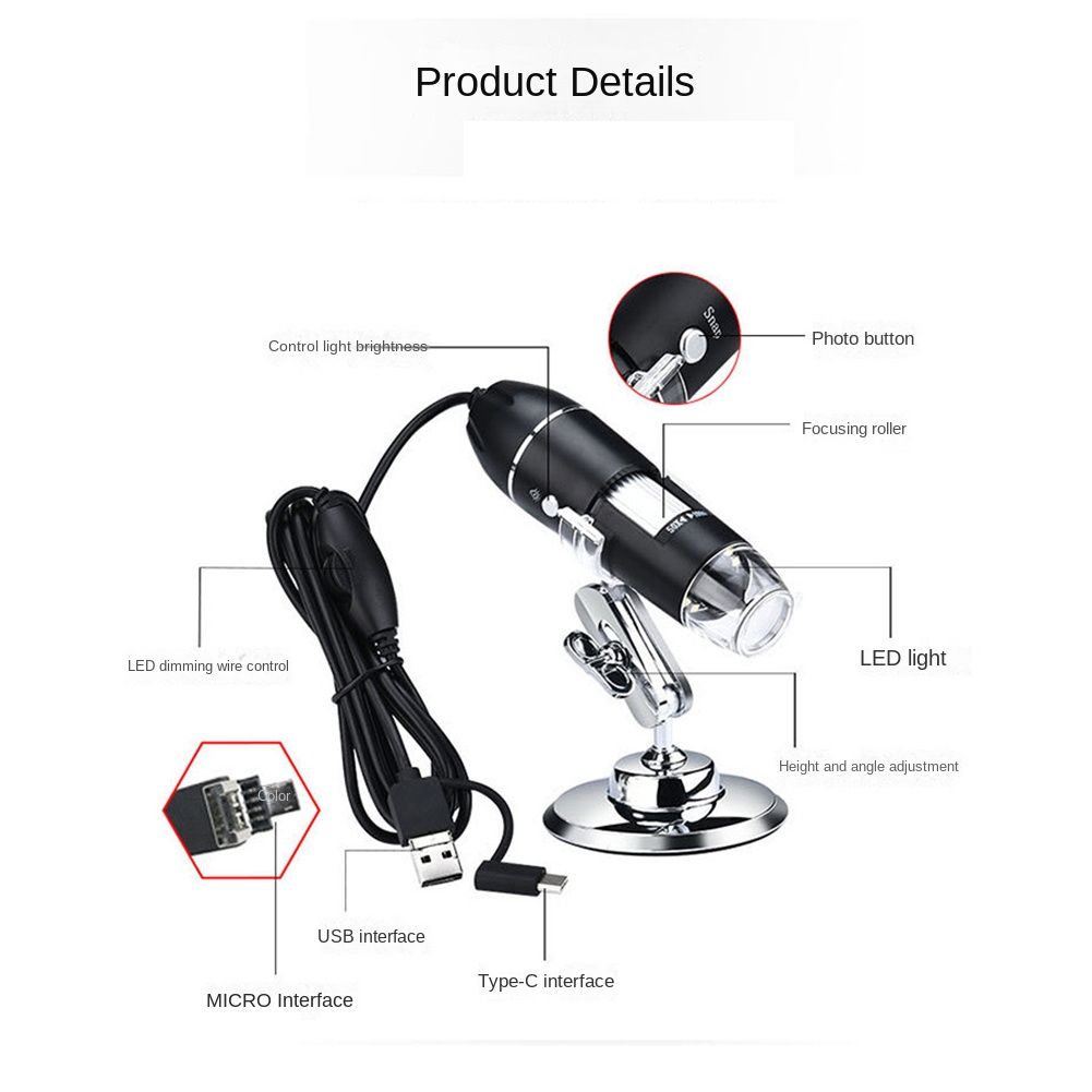 Fotocamera per microscopio con - Usb Microscope Digital recensione e prezzo