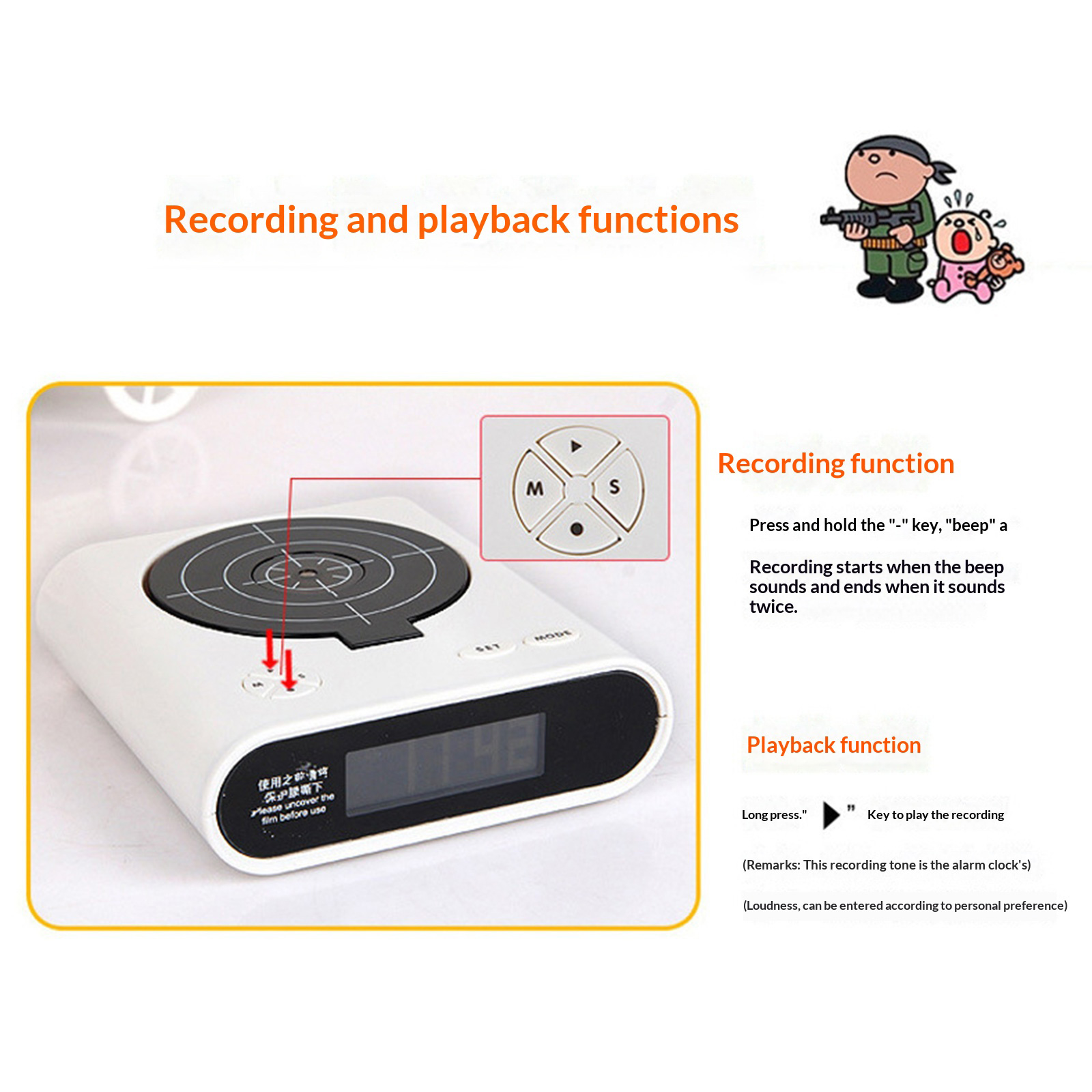 Sveglia da Tavolo Elettronica  - Electronics Gadgets To Gift recensione e prezzo