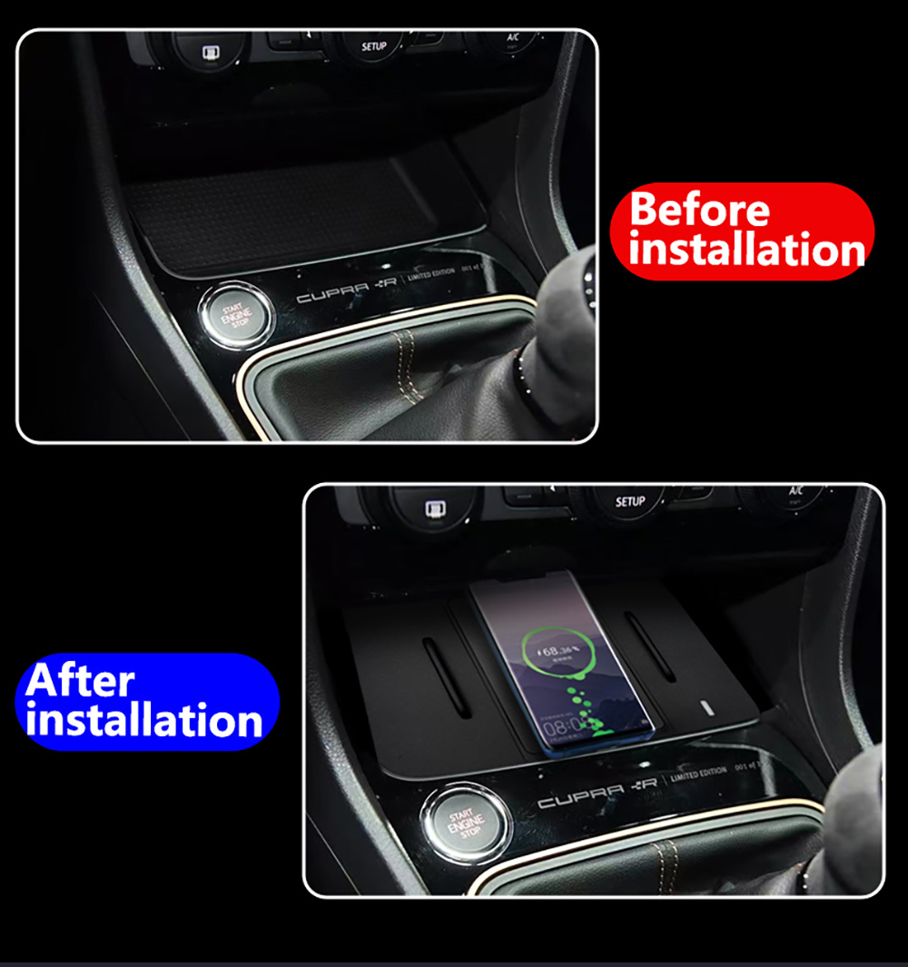 Per Seat 2 Leon 2012-2017 Nuov - Wireless Phone Charger Pad recensione e prezzo